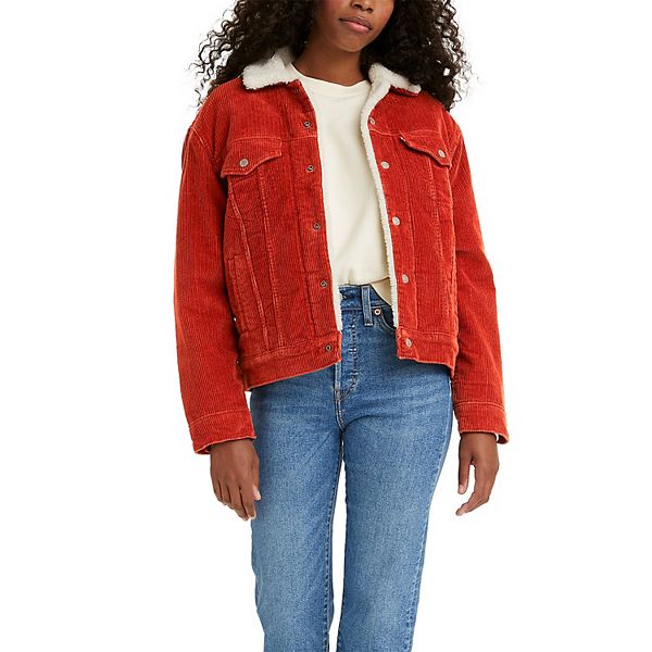 Women s Levi s Ex Boyfriend Sherpa Trucker Jacket