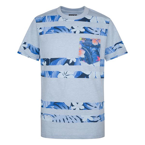 Boys 8-20 Hurley Floral Striped Tee