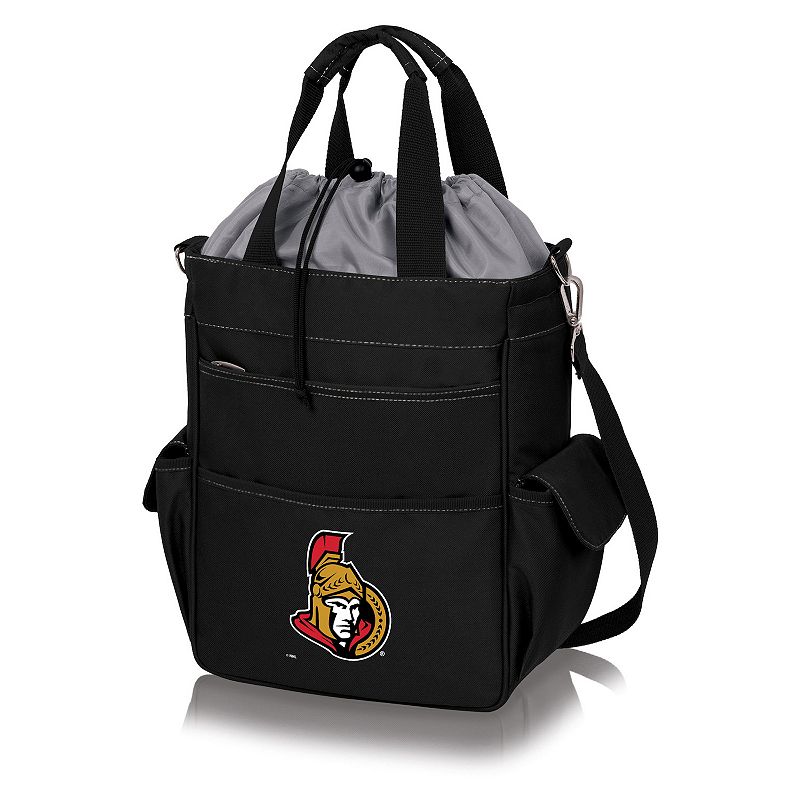 Picnic Time Ottawa Senators Activo Cooler Tote Bag, Sen Black