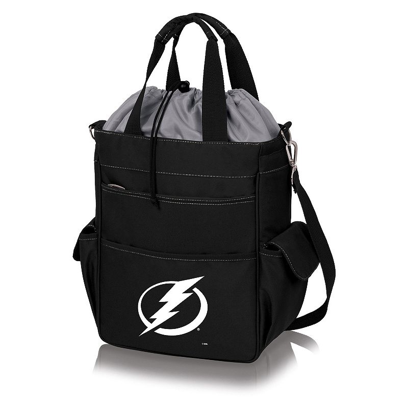 Picnic Time Tampa Bay Lightning Activo Cooler Tote Bag, Lgh Black
