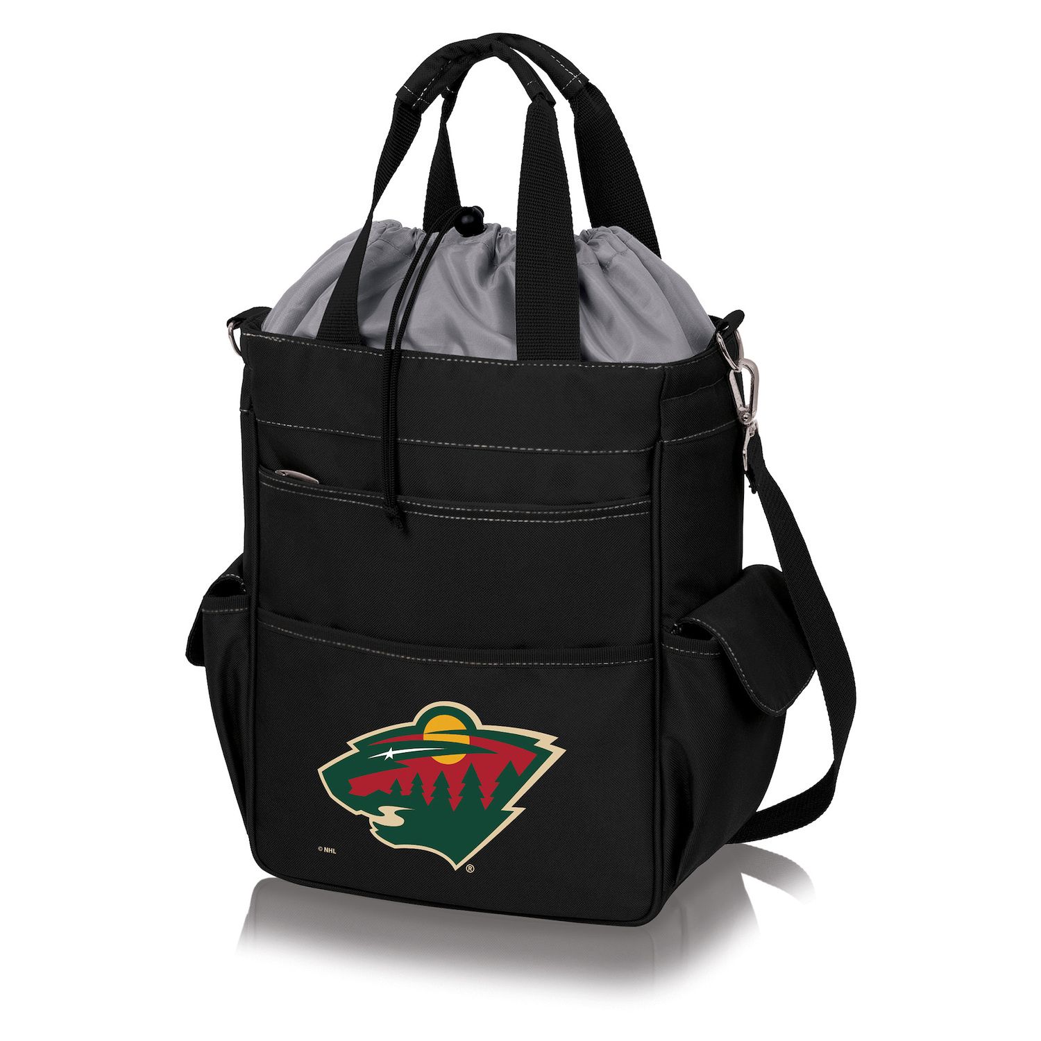 PICNIC TIME NHL On The Go Lunch Bag, Soft Cooler Lunch Box, Insulated Lunch  Bag Minnesota Wild One Size Heathered Gray