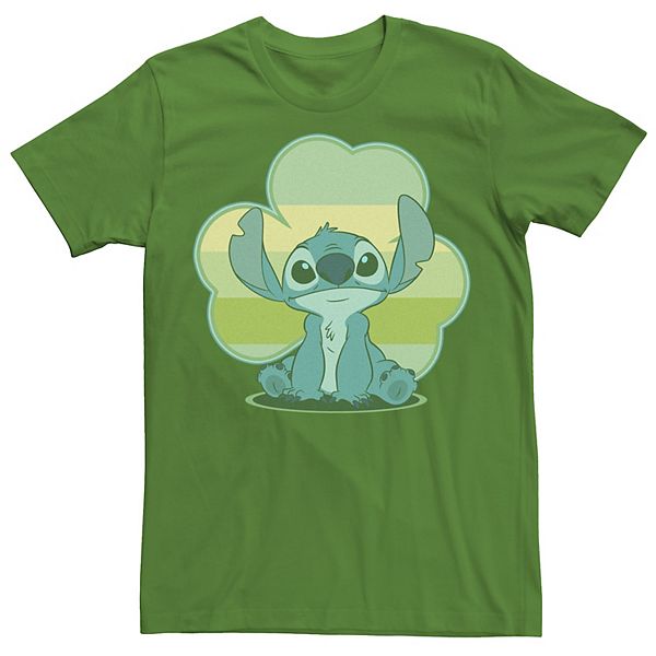 Men's Disney Lilo & Stitch St. Patrick's Day Stitch Clover Tee