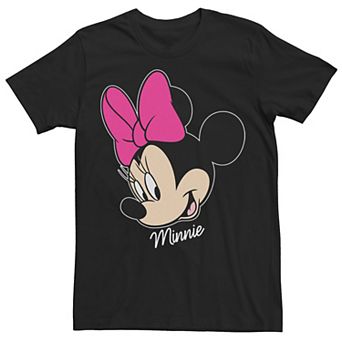 Disney's Minnie Mouse Face Portrait Smile Men's Tee