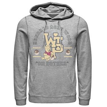 Disney's Winnie The Pooh Hundred Acre Wood Collegiate Men's Hoodie