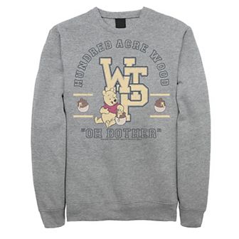 Disney's Winnie The Pooh Men's Hundred Acre Wood Collegiate Sweatshirt