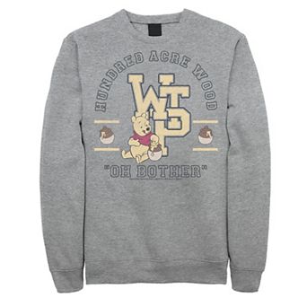 Disney's Winnie The Pooh Men's Hundred Acre Wood Collegiate Sweatshirt