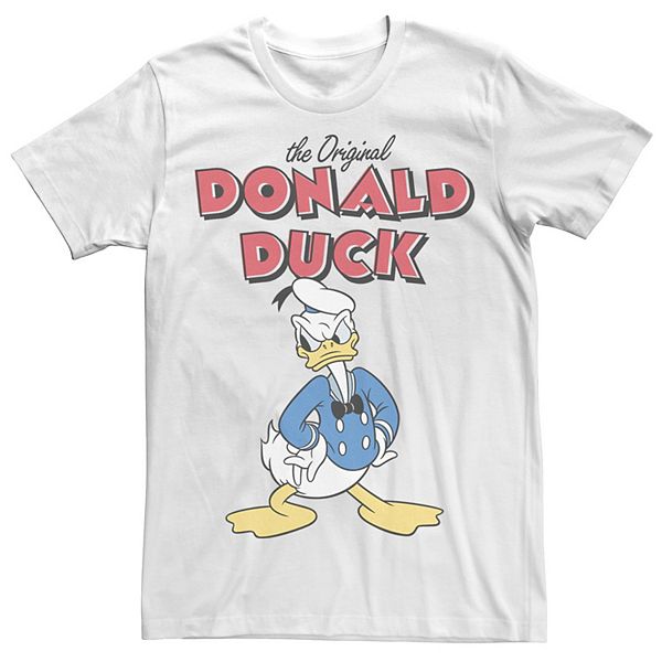 Men's Mickey & Friends Disney Donald Duck Pop Art Portrait Moody T-Shirt -  Beige - Small