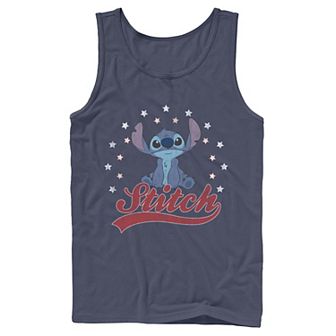 Men's Disney Lilo & Stitch Americana Stitch Portrait Tank Top