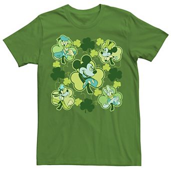 Men's Disney Mickey And Friends St. Patrick's Day Clovers Tee