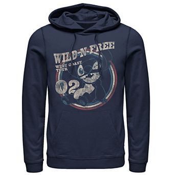 Disney's Lilo & Stitch Stitch Men's Wild 'N Free Americana Hoodie