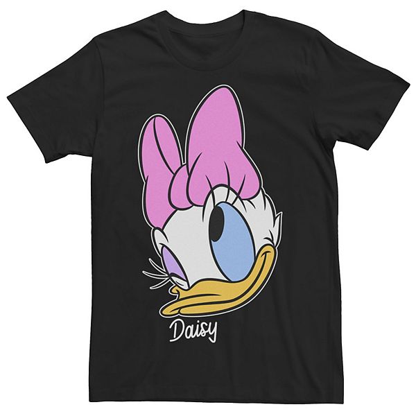 Men's Disney Daisy Duck Winking Face Portrait Tee