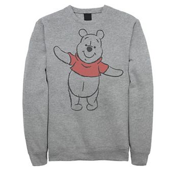 Disney's Winnie The Pooh Men's Art Bear Sketch Sweatshirt