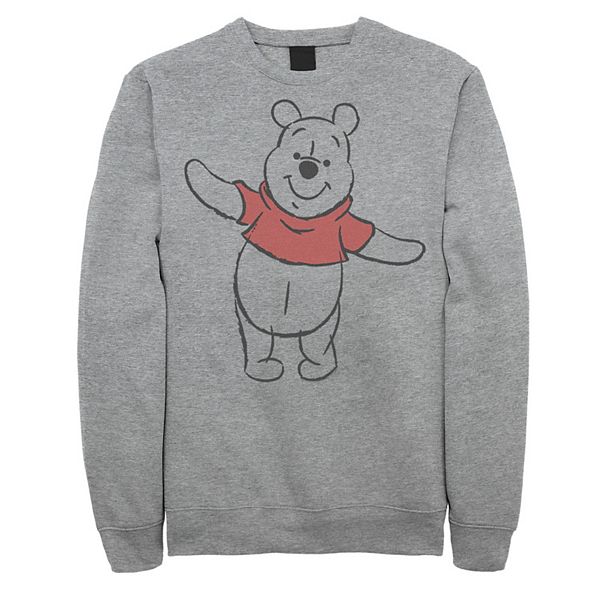 Men's Disney Winnie The Pooh Art Bear Sketch Sweatshirt