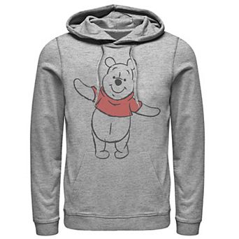 Disney's Winnie The Pooh Art Bear Sketch Men's Hoodie