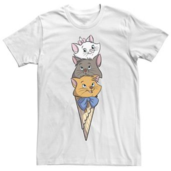 Men's The Aristocats Kitten Ice Cream Stack Tee