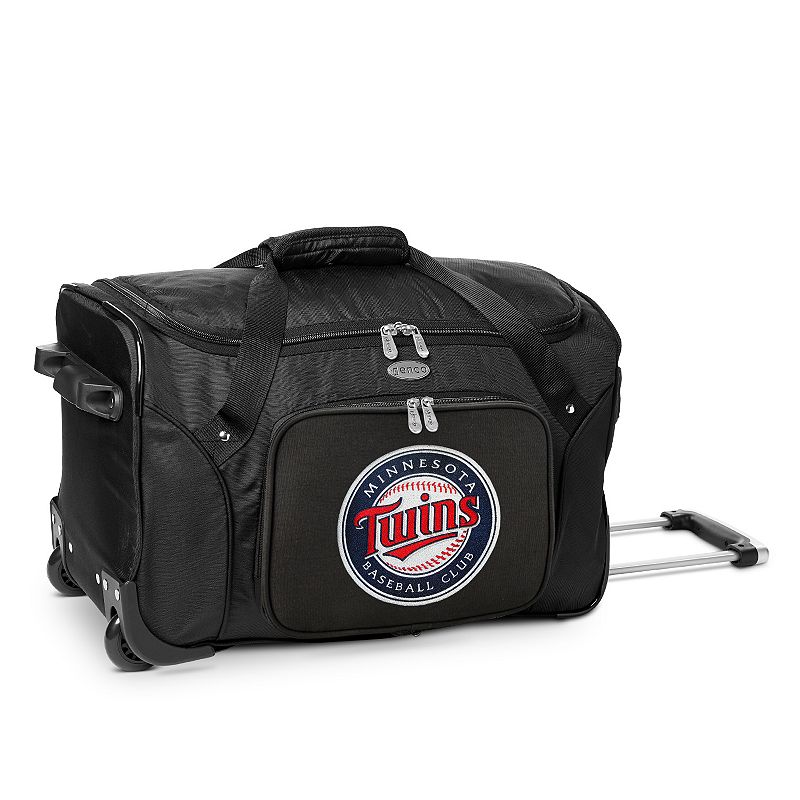 Minnesoda Twins 22-Inch Wheeled Duffel Bag, Team
