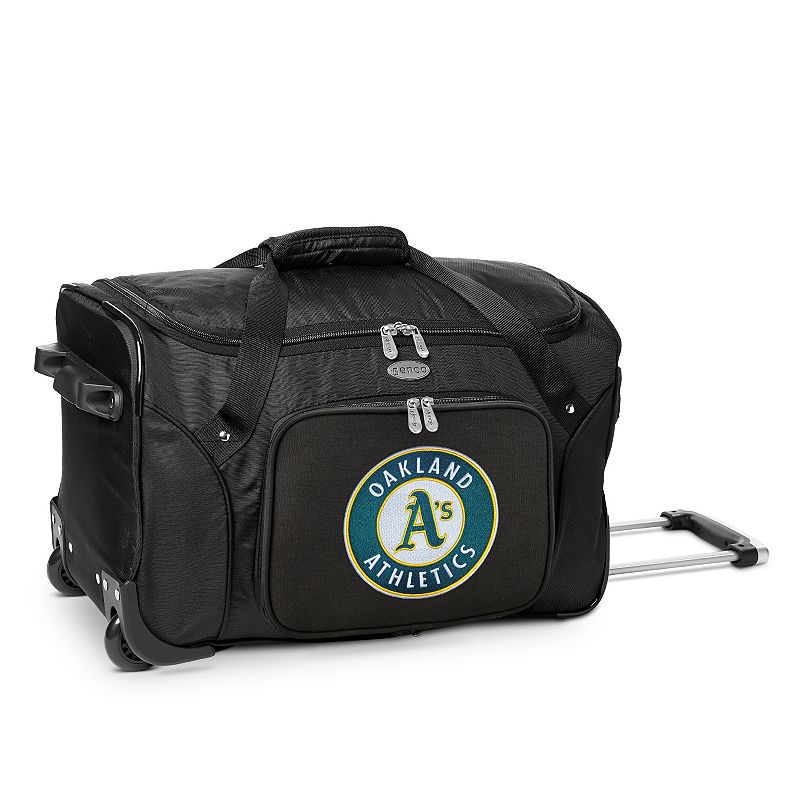 Oakland A's 22-Inch Wheeled Duffel Bag, Team