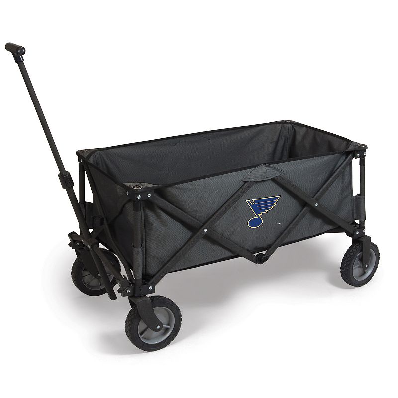 Picnic Time St. Louis Blues Adventure Wagon Portable Utility Wagon, Med Gre