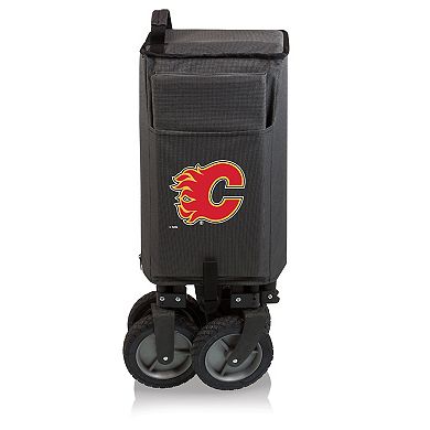 Picnic Time Adventure Calgary Flames Wagon Portable Utility Wagon