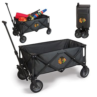 Picnic Time Chicago Blackhawks Adventure Wagon Portable Utility Wagon