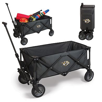 Picnic Time Nashville Predators Adventure Wagon Portable Utility Wagon