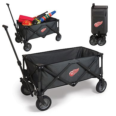 Picnic Time Detroit Red Wings Adventure Wagon Portable Utility Wagon