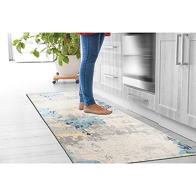 World Rug Gallery Transitional Abstract Anti-Fatigue Mat