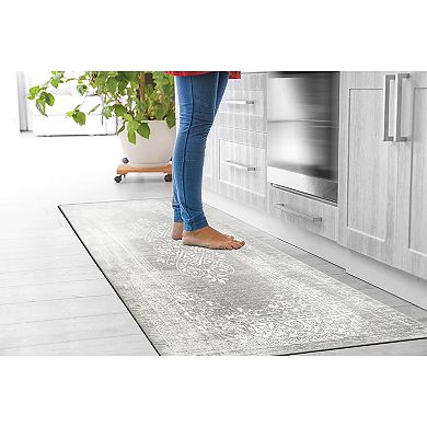 World Rug Gallery Vintage Medallion Anti-Fatigue Mat