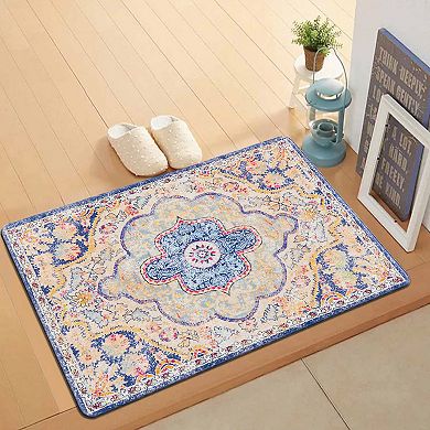 World Rug Gallery Bohemian Vintage Anti-Fatigue Mat
