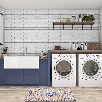 World Rug Gallery Bohemian Vintage Anti-Fatigue Mat