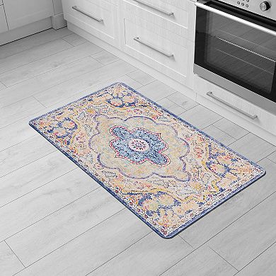 World Rug Gallery Bohemian Vintage Anti-Fatigue Mat
