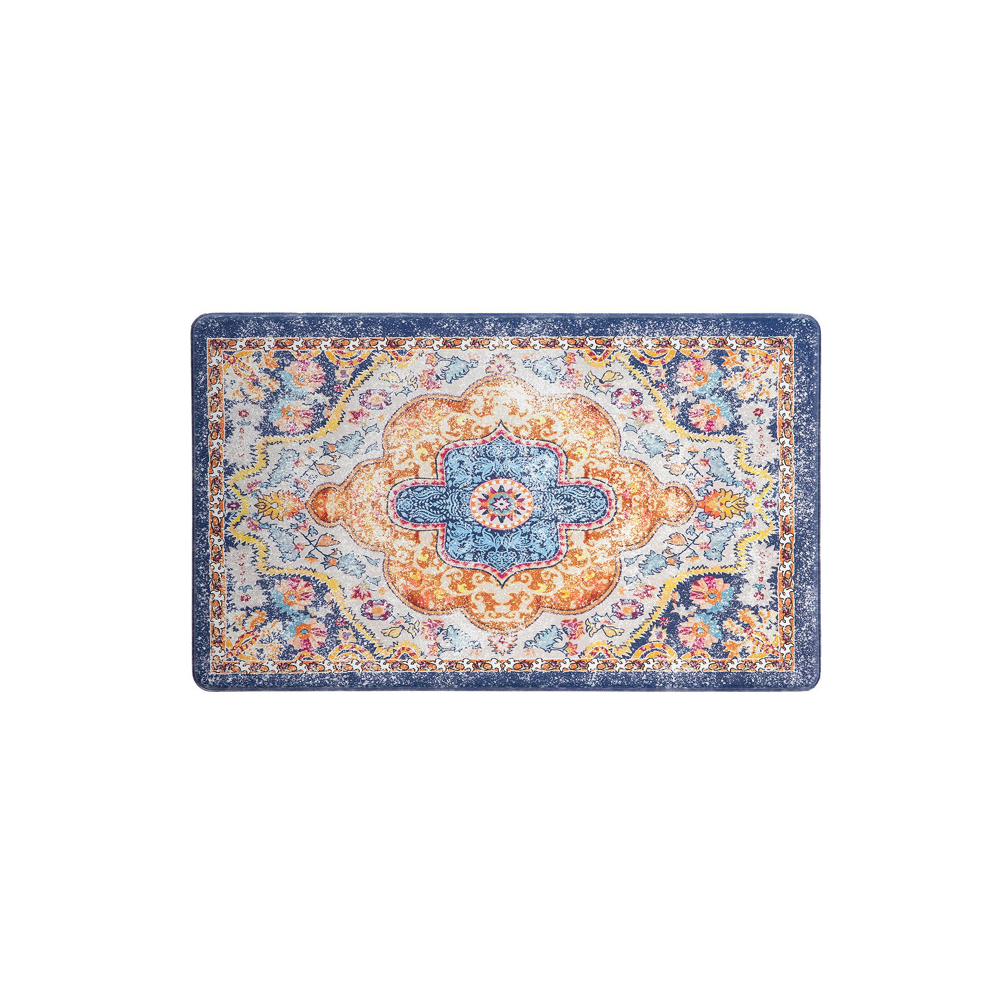 World Rug Gallery Bohemian Vintage Anti-Fatigue Mat, Multi