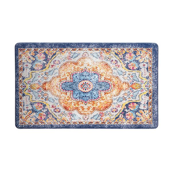 World Rug Gallery Bohemian Vintage Anti-Fatigue Mat