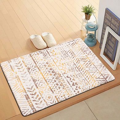 World Rug Gallery Geometric Bohemian Anti-Fatigue Mat