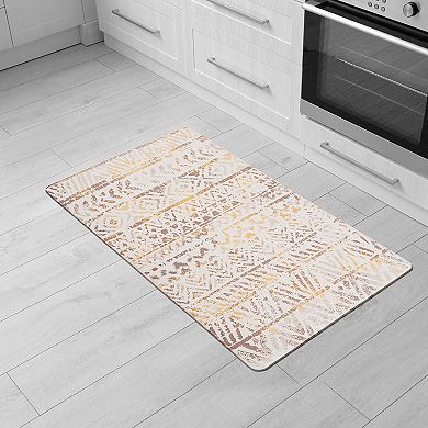 World Rug Gallery Geometric Bohemian Anti-Fatigue Mat