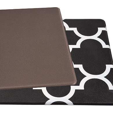 World Rug Gallery Moroccan Trellis Anti-Fatigue Mat