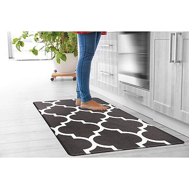World Rug Gallery Moroccan Trellis Anti-Fatigue Mat