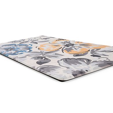 World Rug Gallery Modern Floral Anti-Fatigue Mat