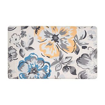 World Rug Gallery Modern Floral Anti-Fatigue Mat