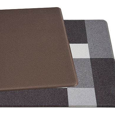 World Rug Gallery Modern Boxes Anti-Fatigue Mat