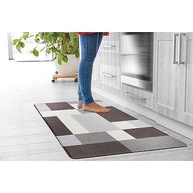 World Rug Gallery Modern Boxes Anti-Fatigue Mat