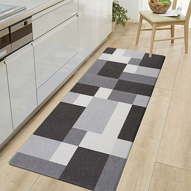 World Rug Gallery Modern Boxes Anti-Fatigue Mat