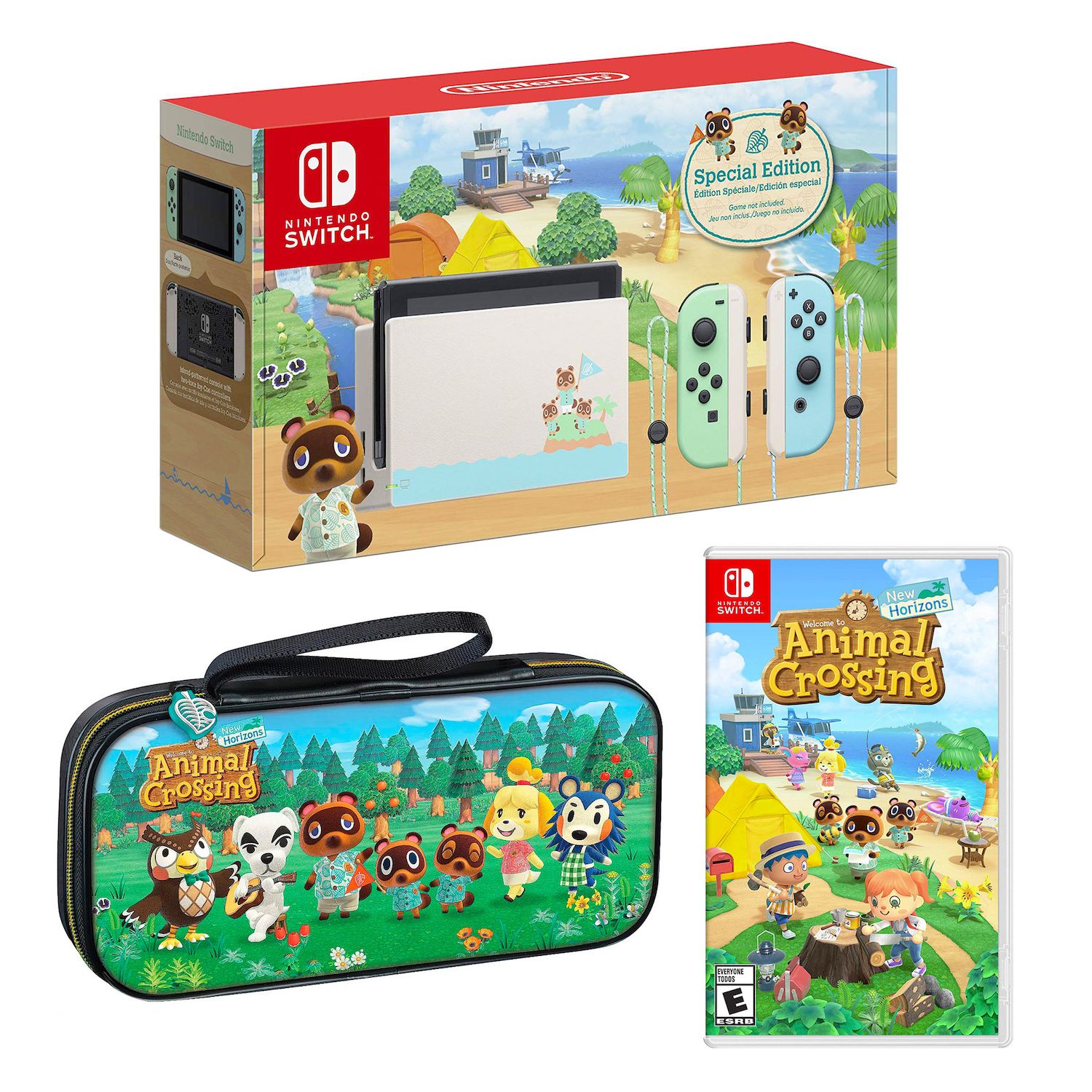 nintendo switch animal crossing game bundle