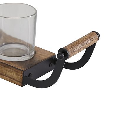 Stella & Eve Small Farmhouse Glass Candle Holder 8-piece Set