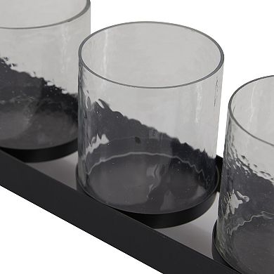 Stella & Eve Small Tea Light Glass Candle Holder 2-piece Set