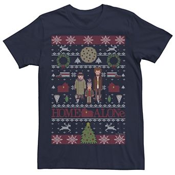 Men's Home Alone Christmas The Wet Bandits Ugly Sweater Tee