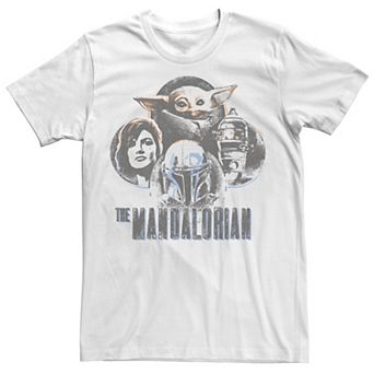 Men's Star Wars The Mandalorian Mando Circles Group Shot Tee