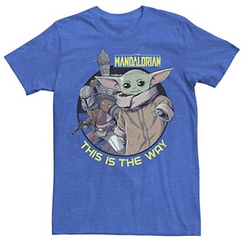 Men's Star Wars: The Mandalorian Child Group Shot This Is The Way Tee
