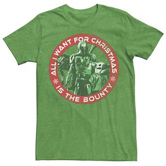 Men's Star Wars The Mandalorian Christmas Child Group Shot Tee