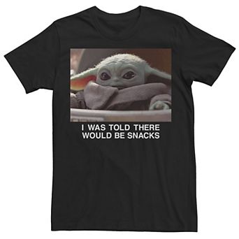 Men's Star Wars Told About Snacks Meme Tee